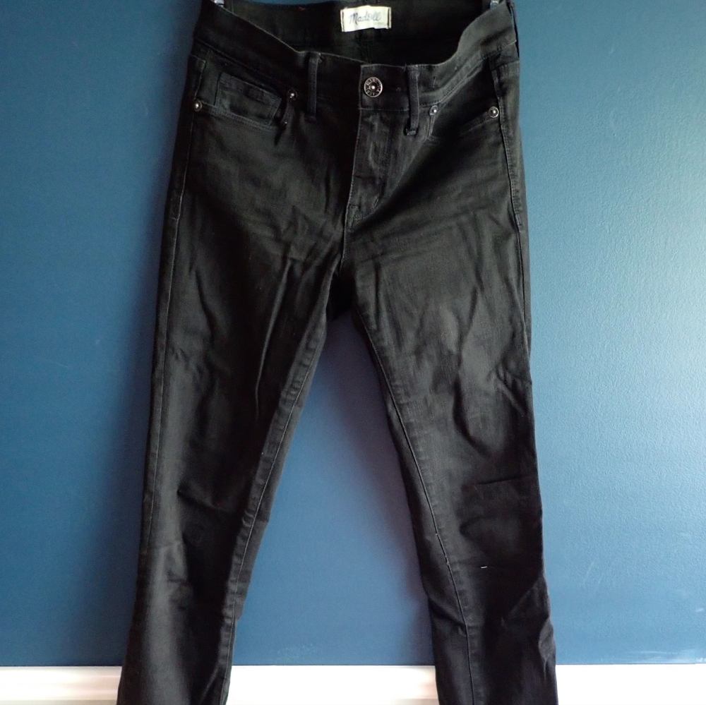 Size 27 Madewell Black Skinny Jeans